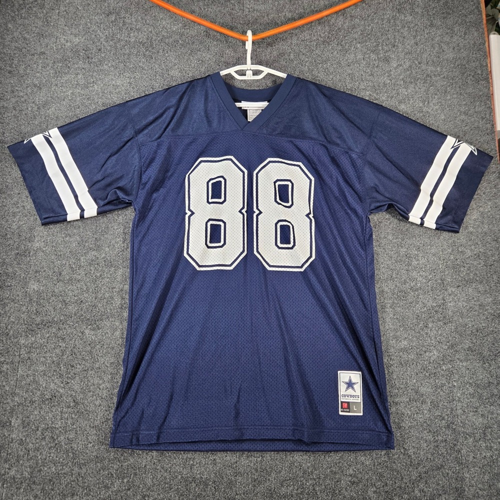 Dallas Cowboys Jersey Mens L 7022M Navy Blue NFL Football Dez Bryant 88 Dallas